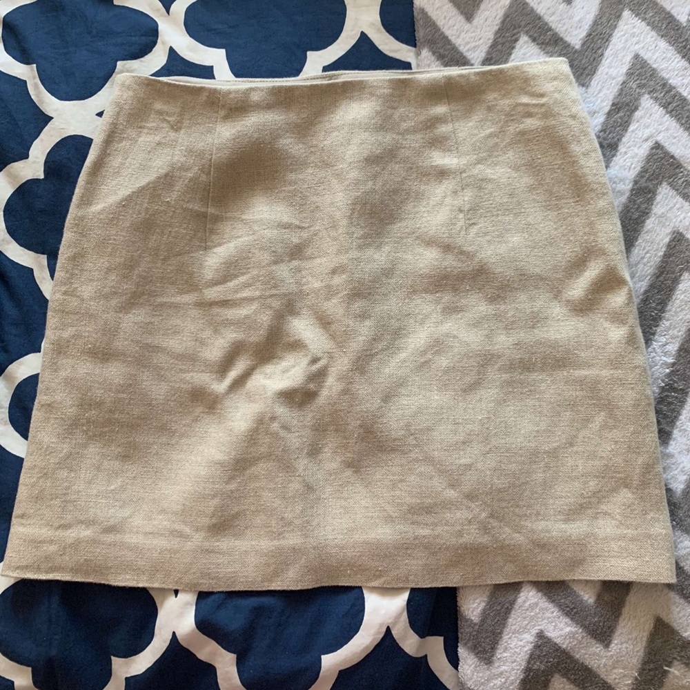 Cream/Tan mini skirt